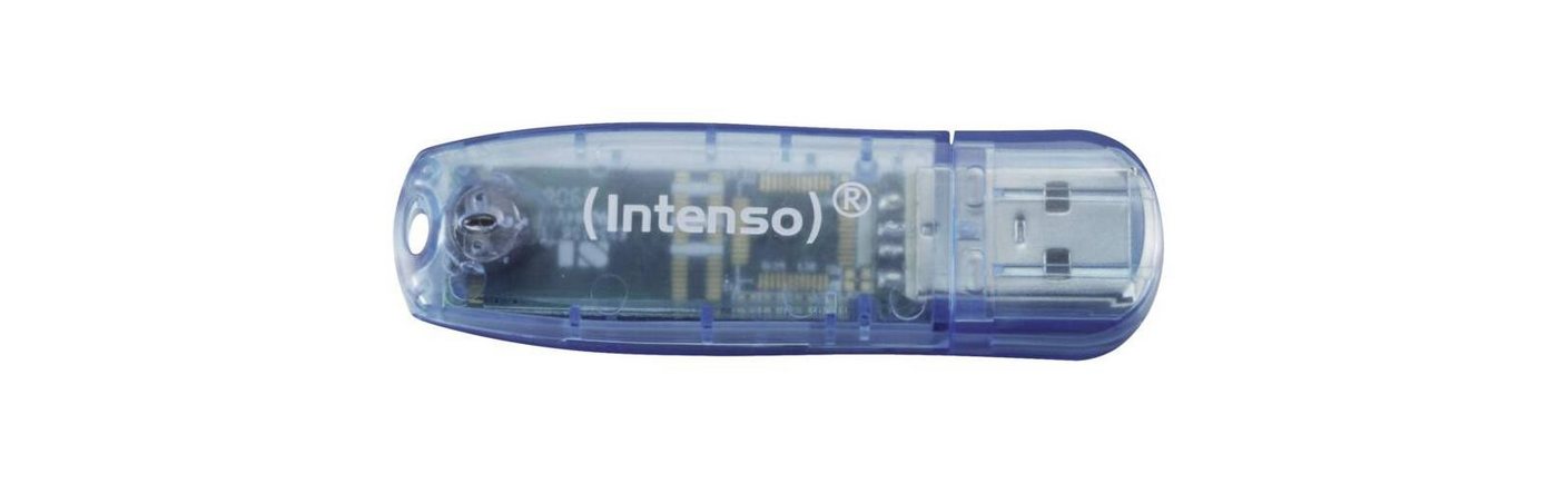 Intenso Intenso Rainbow Line 4GB USB Drive 2.0 Speichersticks Blau USB-Stick Intenso Intenso Rainbow Line 4GB USB Drive 2.0 Speichersticks Blau USB-Stick von Intenso