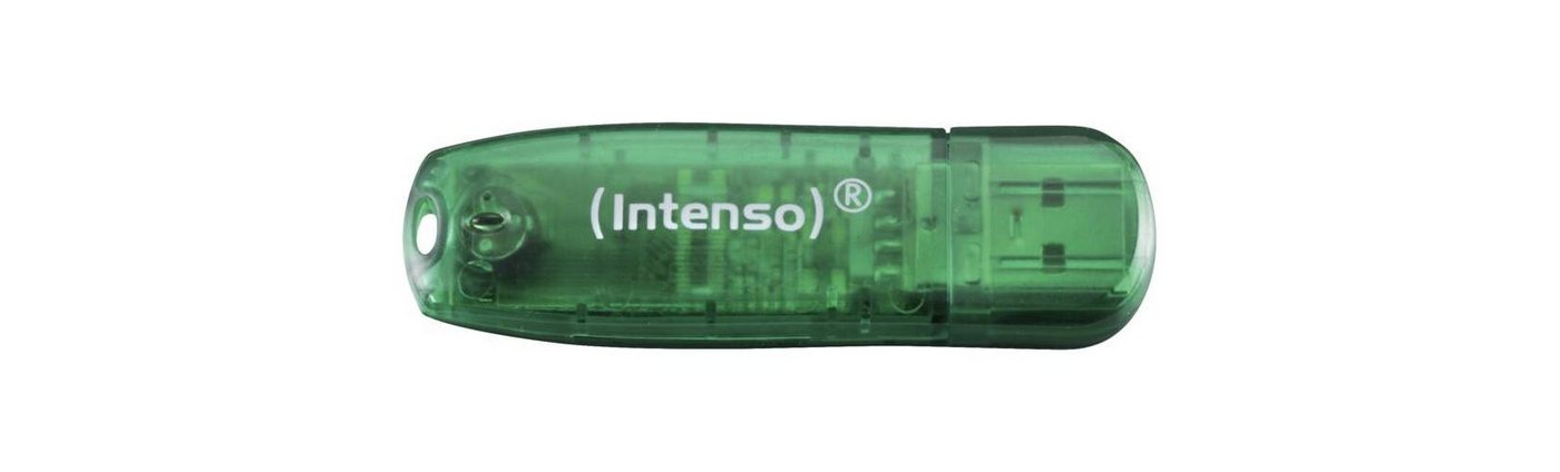 Intenso Intenso Rainbow Line 8GB USB Drive 2.0 Speichersticks Grün USB-Stick Intenso Intenso Rainbow Line 8GB USB Drive 2.0 Speichersticks Grün USB-Stick von Intenso