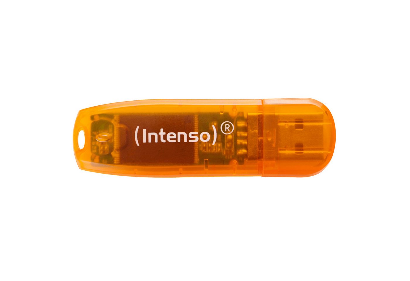Intenso Intenso Rainbow Line USB 2.0 Stick 64GB orange USB-Stick Intenso Intenso Rainbow Line USB 2.0 Stick 64GB orange USB-Stick von Intenso