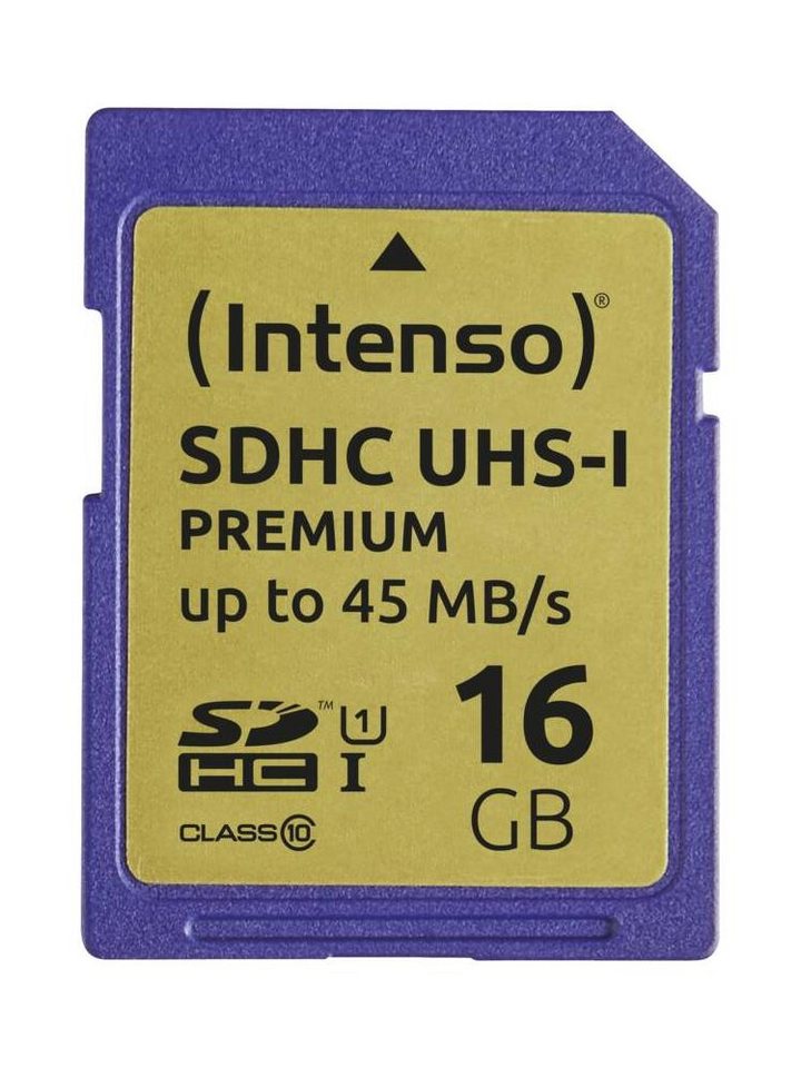 Intenso Intenso SD Card 16GB UHS-I Speicherkarten USB-Stick Intenso Intenso SD Card 16GB UHS-I Speicherkarten USB-Stick von Intenso