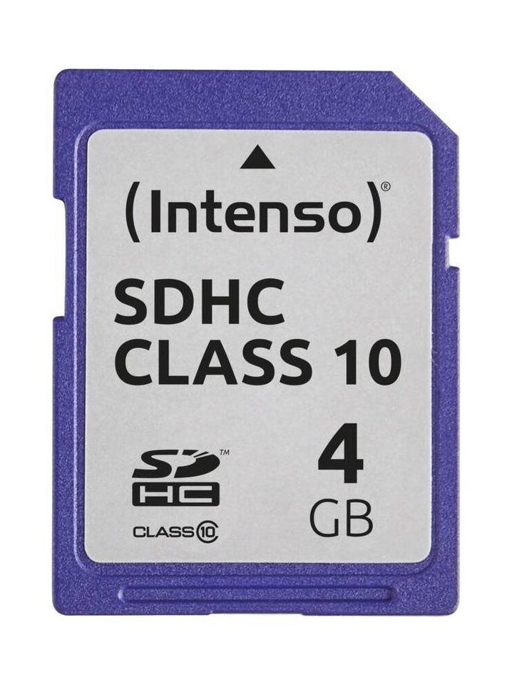 Intenso Intenso SD Card 4GB Class 10 Speicherkarten USB-Stick Intenso Intenso SD Card 4GB Class 10 Speicherkarten USB-Stick von Intenso