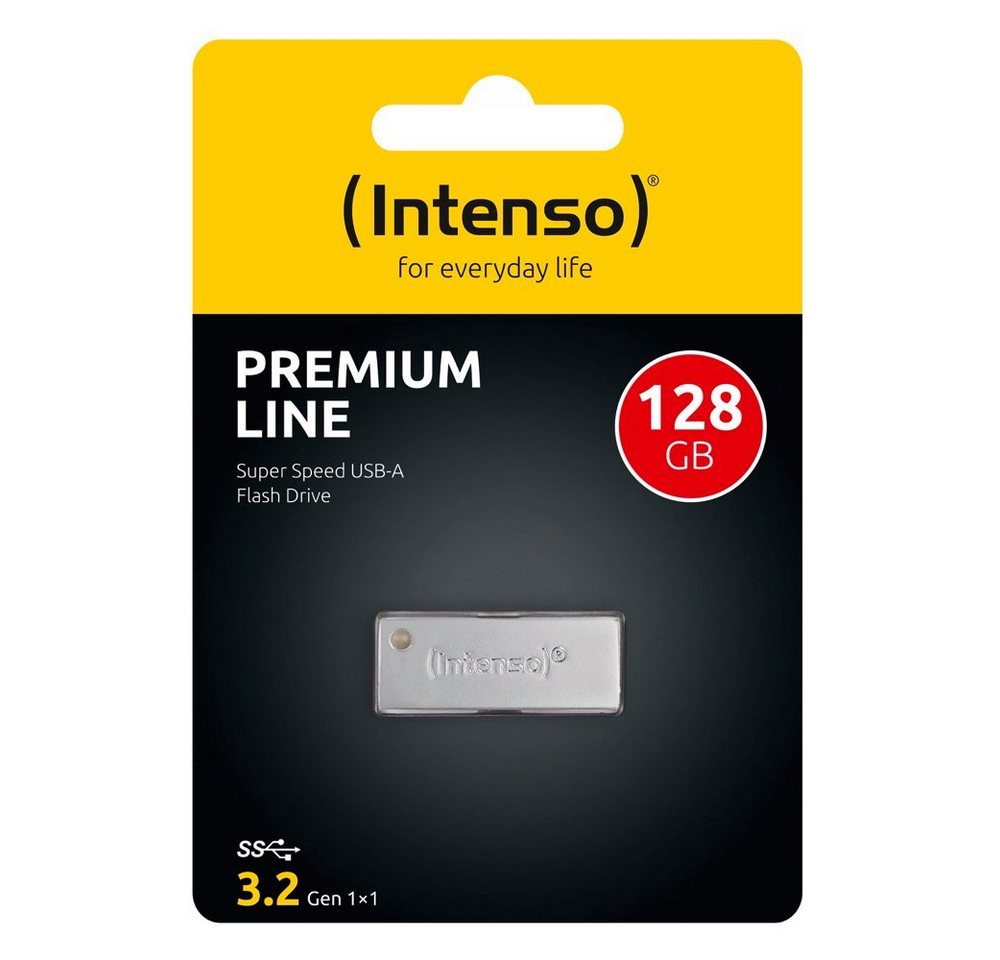 Intenso Intenso USB Stick 128GB Speicherstick Slim Line USB 3.2 USB-Stick Intenso Intenso USB Stick 128GB Speicherstick Slim Line USB 3.2 USB-Stick von Intenso
