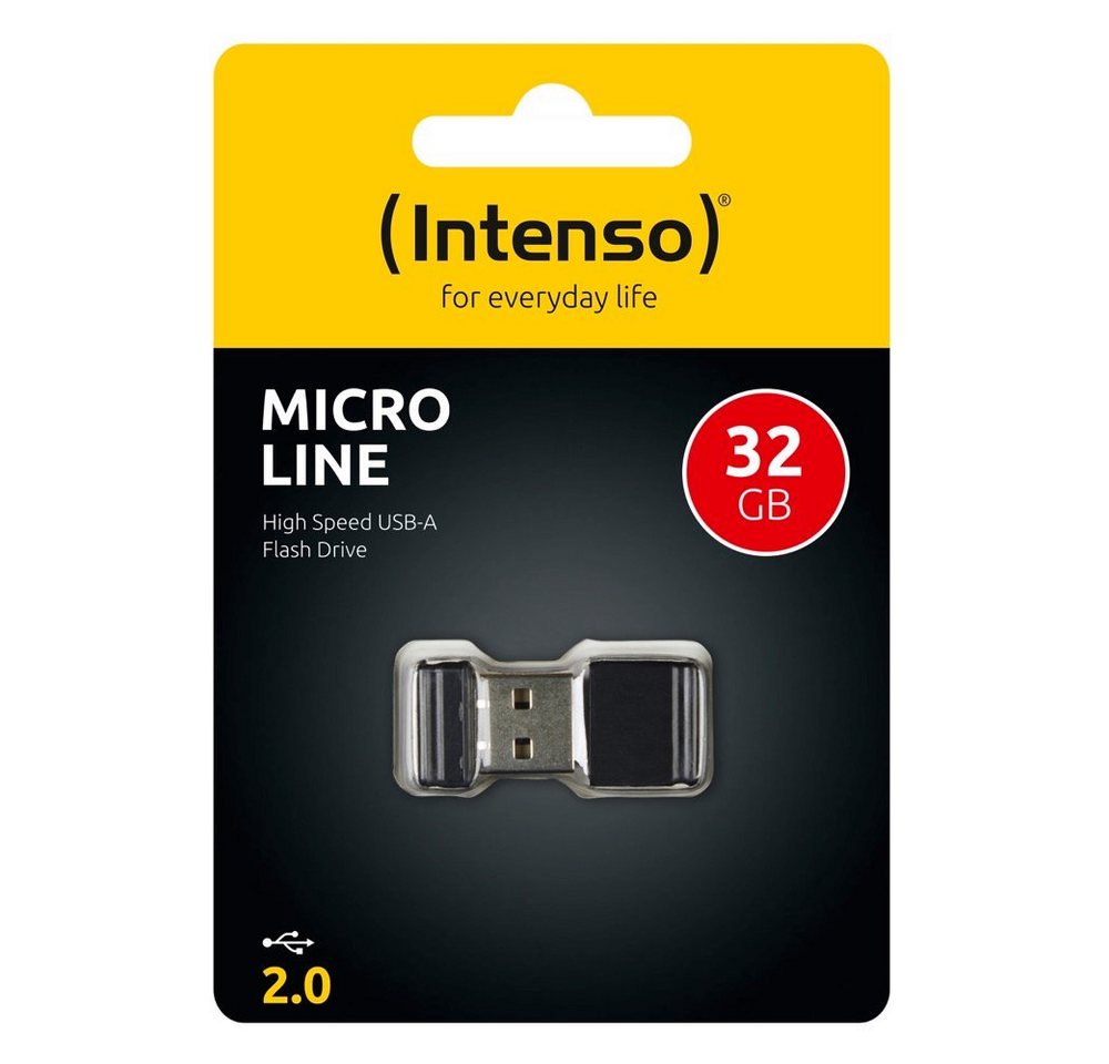 Intenso Intenso USB Stick 32GB Speicherstick Micro Line Mini USB-Stick Intenso Intenso USB Stick 32GB Speicherstick Micro Line Mini USB-Stick von Intenso