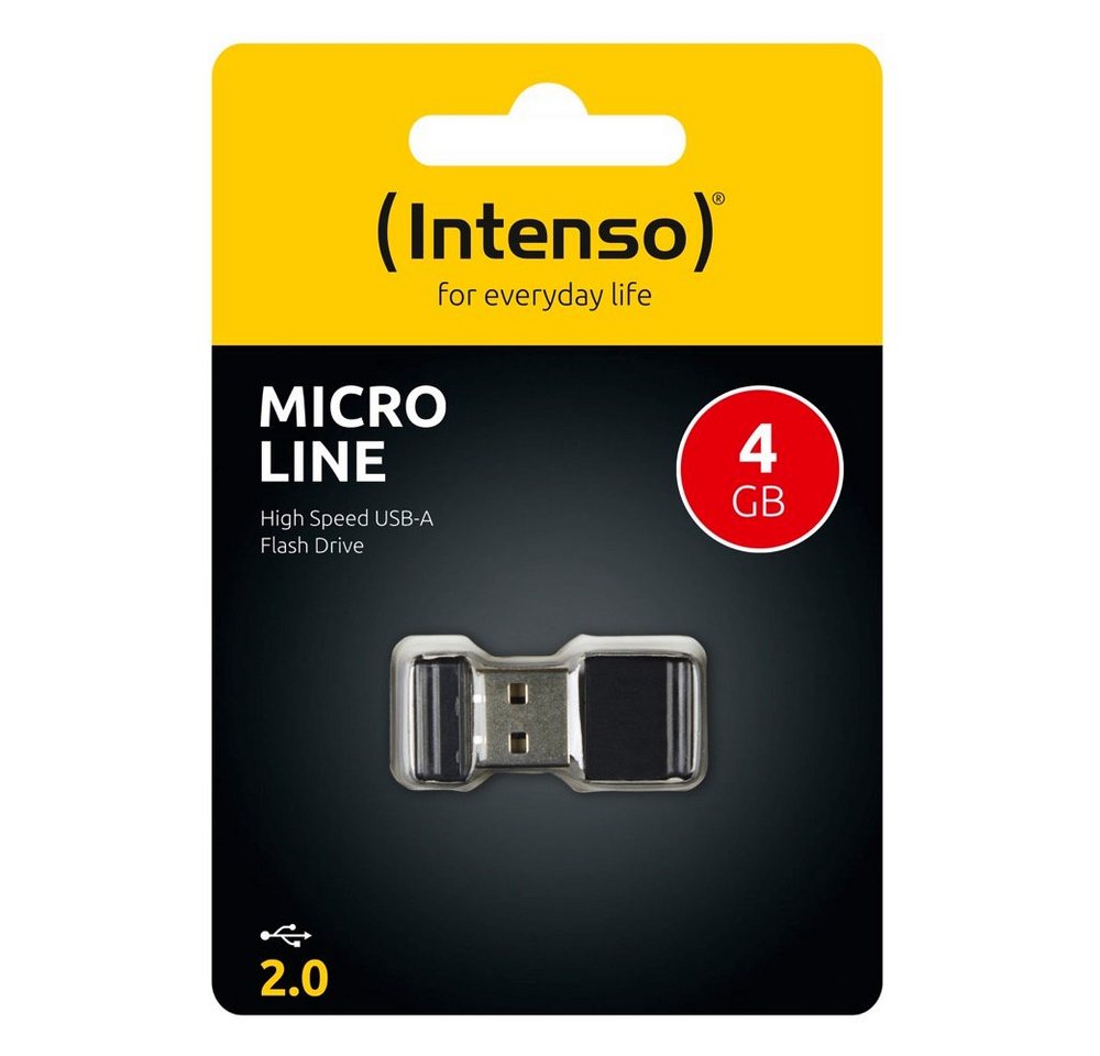 Intenso Intenso USB Stick 4GB Speicherstick Micro Line Mini USB-Stick Intenso Intenso USB Stick 4GB Speicherstick Micro Line Mini USB-Stick von Intenso