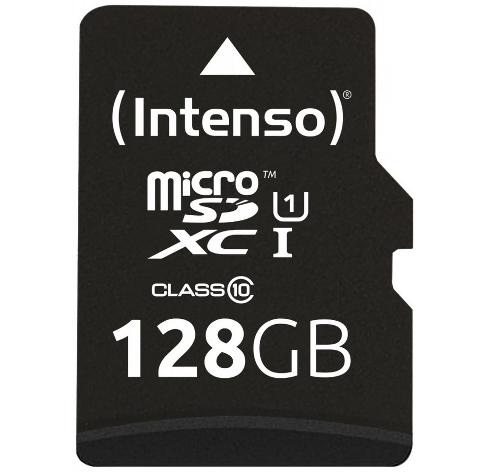 Intenso Intenso microSDXC 128GB Speicherkarte Micro SD-Karte (Hohe Geschwindigkeit) von Intenso