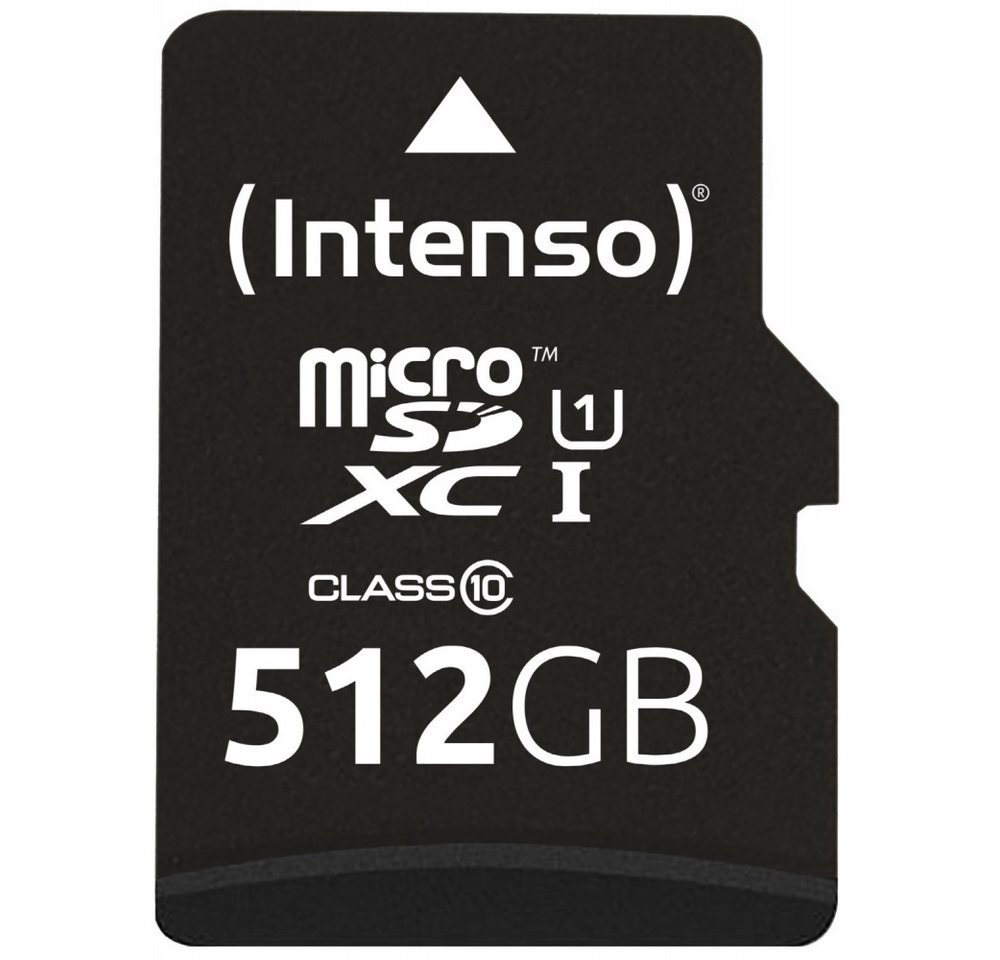 Intenso Intenso microSDXC 512GB Speicherkarte Micro SD-Karte (UHS-I Schnittstelle) von Intenso