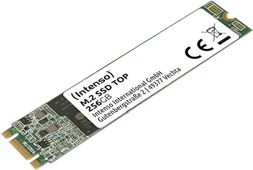 Intenso Interne M.2 SSD SATA III Top, 256 GB, 550MB/Sekunde, Festkörper-Laufwerk von Intenso