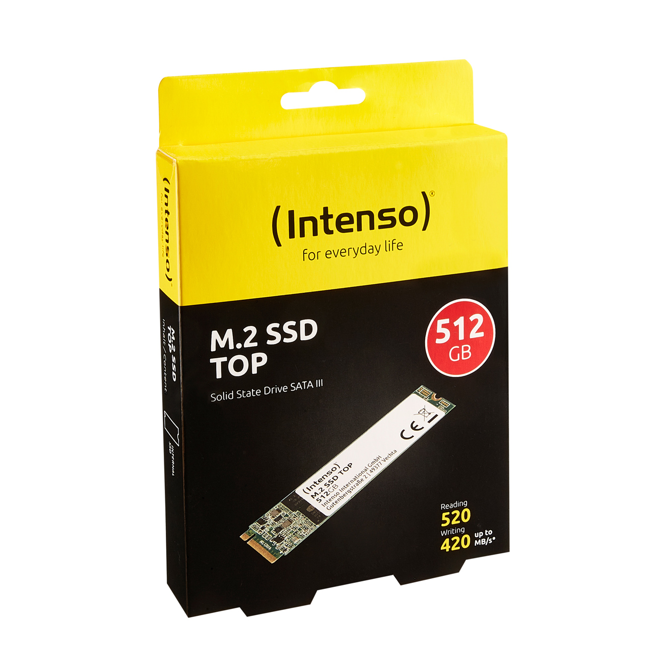 Intenso M.2 512GB SSD SATA3 Top Performance retail Intenso M.2 512GB SSD SATA3 Top Performance retail von Intenso