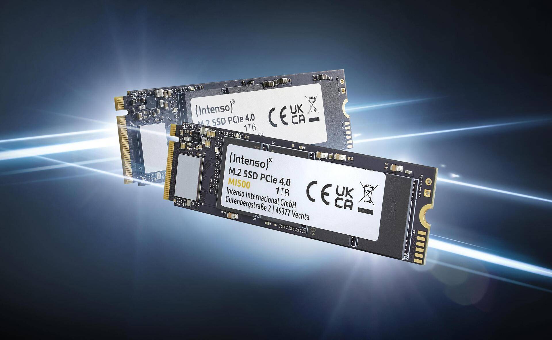 Intenso 3836470 Internes Solid State Drive M.2 2 TB PCI Express 4.0 NVMe (3836470) von Intenso