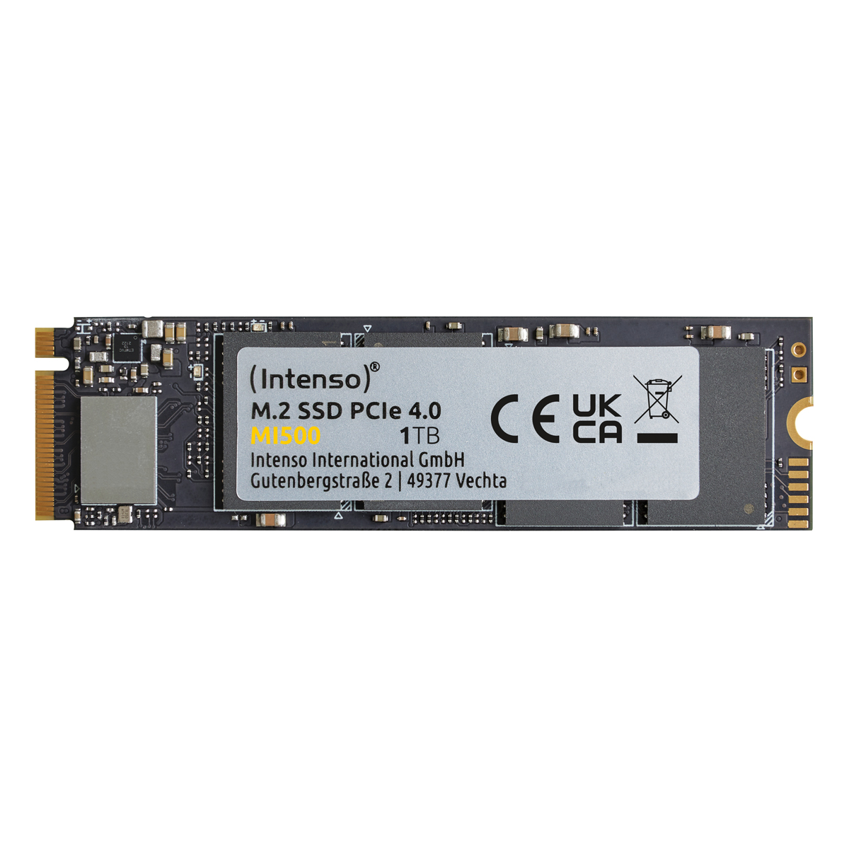 Intenso MI500 SSD 1TB M.2 PCIe Gen4 Internes Solid-State-Module von Intenso