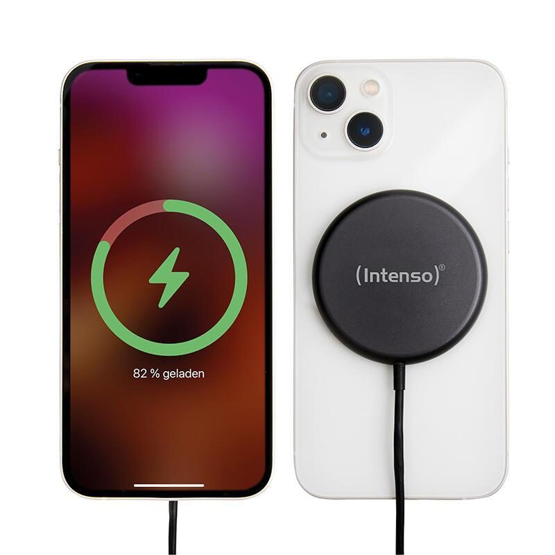 Intenso Magnetic Wireless Charger MB1 - Schwarz von Intenso