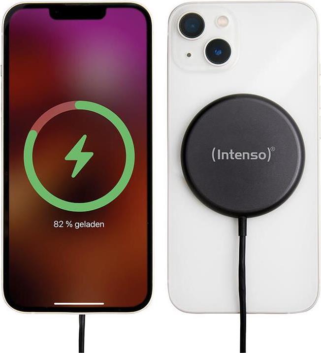 Intenso Magnetic Wireless Charger MB1 schwarz (7410710) von Intenso