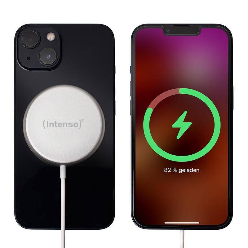 Intenso Magnetic Wireless Charger MW1 - Weiß von Intenso