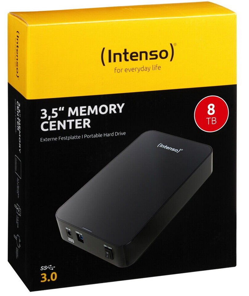 Intenso Memory Center externe HDD-Festplatte (8TB) von Intenso