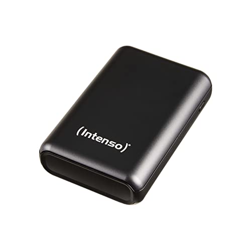 Intenso PD Powerbank A10000 - externer Akku mit Power Delivery (PD) & Quick Charge (QC) (10000mAh, geeignet für Smartphone, Tablet, MP3Player, Digitalkamera), anthrazit von Intenso