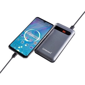 Intenso PD10000 Powerbank 10.000 mAh anthrazit Intenso PD10000 Powerbank 10.000 mAh anthrazit von Intenso