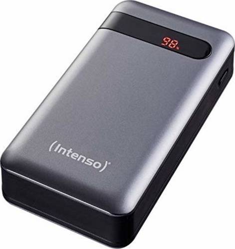 Intenso PD20000 Powerbank 20000 mAh Quick Charge 3.0, Power Delivery 3.0 LiPo Schwarz Statusanzeige von Intenso