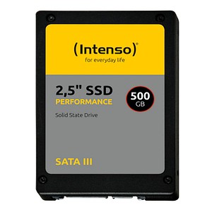 Intenso PERFORMANCE 500 GB interne SSD-Festplatte Intenso PERFORMANCE 500 GB interne SSD-Festplatte von Intenso