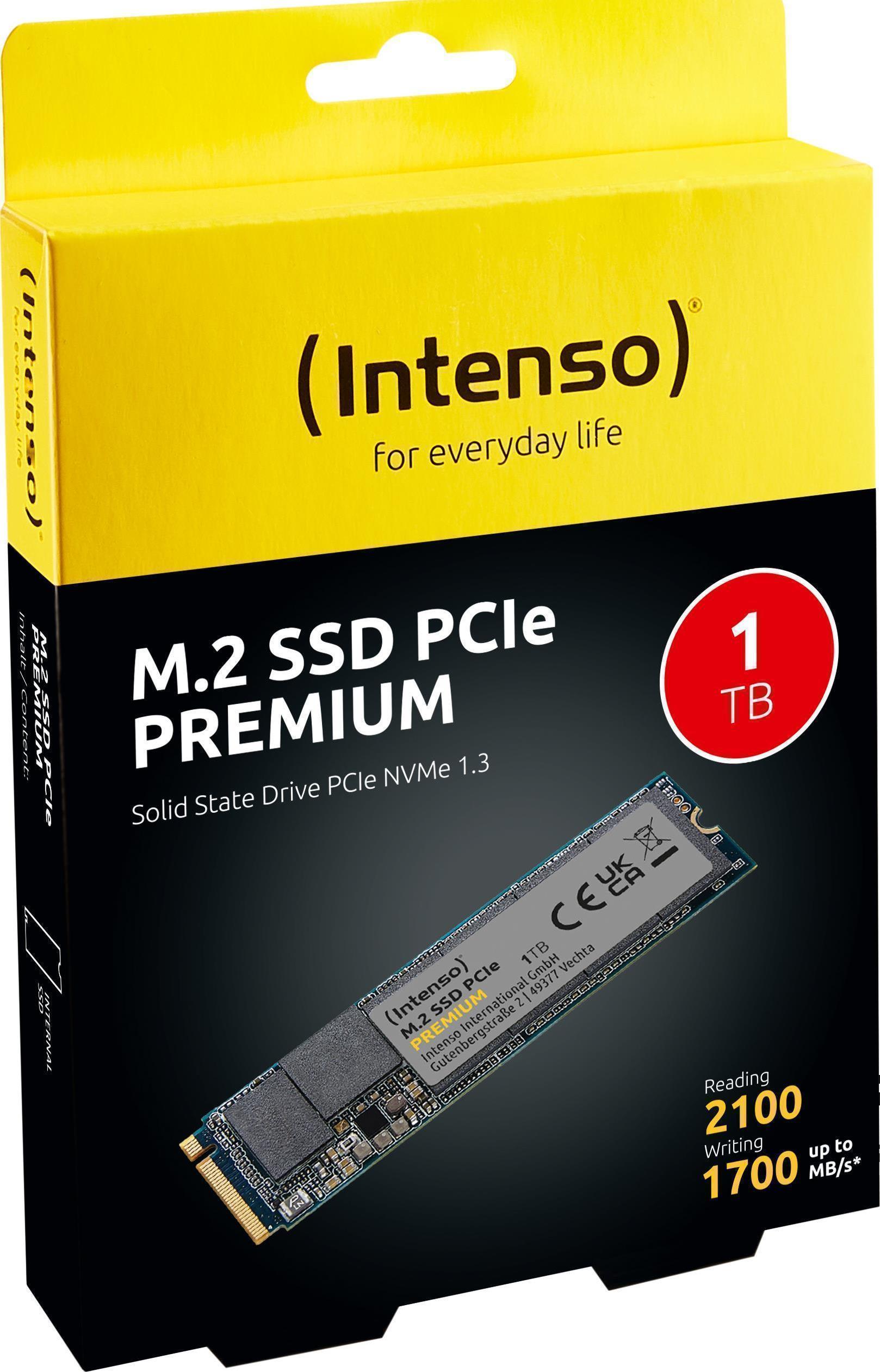 Intenso PREMIUM - SSD - 1TB - intern - M.2 2280 - PCI Express 3.0 x4 (NVMe) (3835460) von Intenso