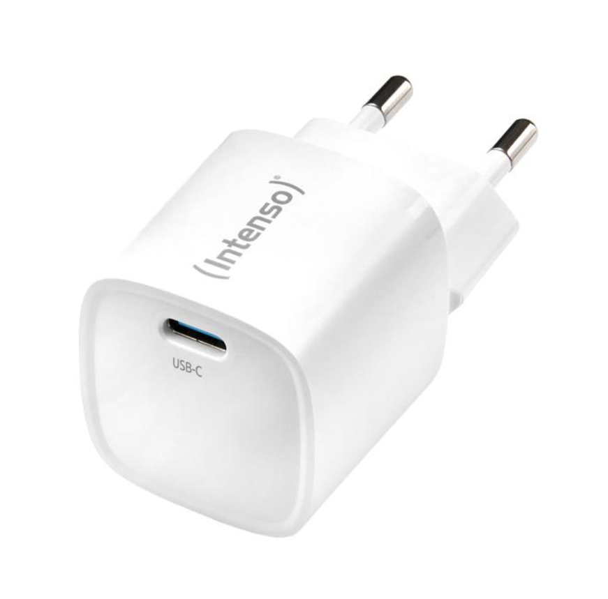 Intenso Power Adapter W30C GaN, weiß UBS-C-Ladeadapter mit 30 Watt Ladeleistung, Leichtes und handliches Design Intenso Power Adapter W30C GaN, weiß UBS-C-Ladeadapter mit 30 Watt Ladeleistung, Leichtes und handliches Design von Intenso