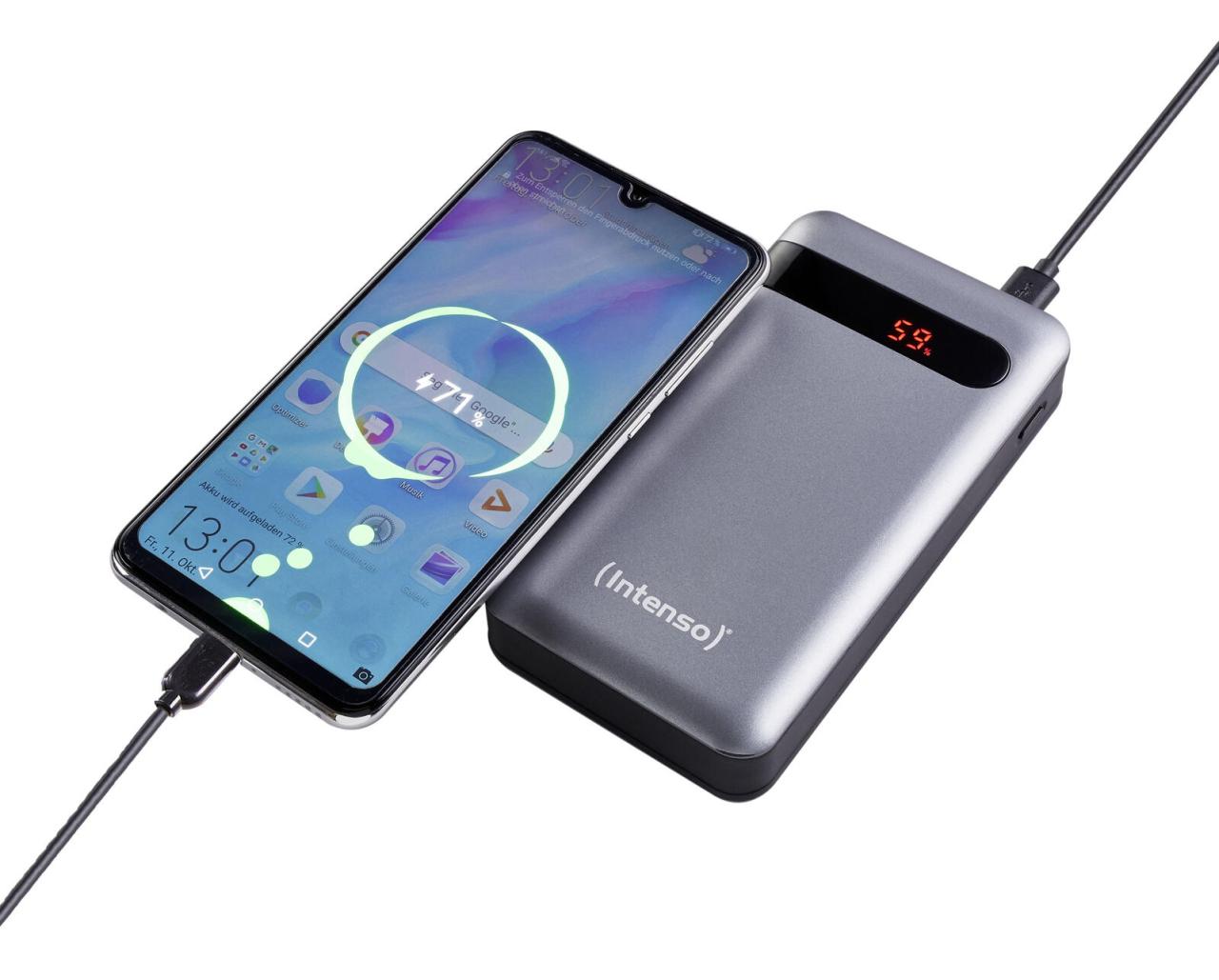 Intenso PD20000 Powerbank 20.000 mAh anthrazit von Intenso