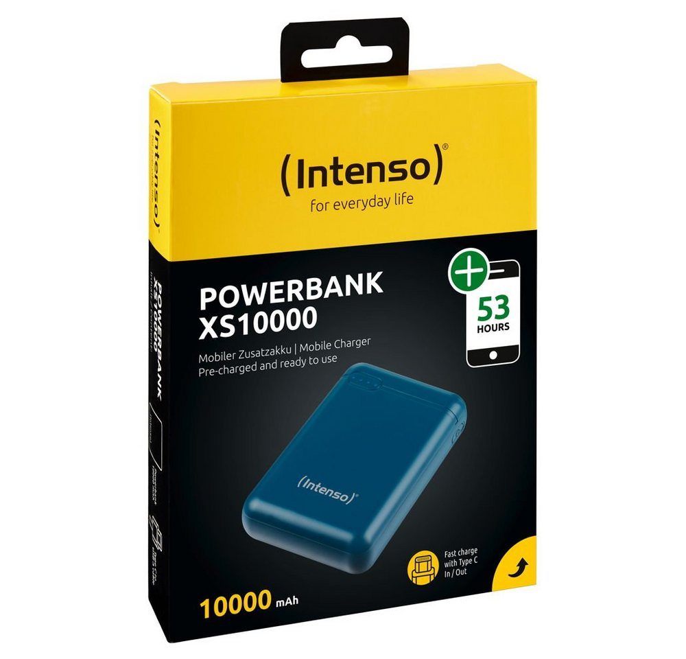 Intenso Powerbank mobile Slim XS 10000 mAh Typ A / C USB OUT petrol Powerbank Intenso Powerbank mobile Slim XS 10000 mAh Typ A / C USB OUT petrol Powerbank von Intenso
