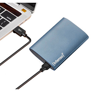 Intenso Premium 500 GB externe SSD-Festplatte blau Intenso Premium 500 GB externe SSD-Festplatte blau von Intenso