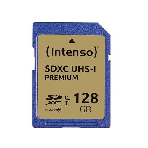 Intenso Premium SDXC UHS-1 128GB Class 10 Speicherkarte blau von Intenso
