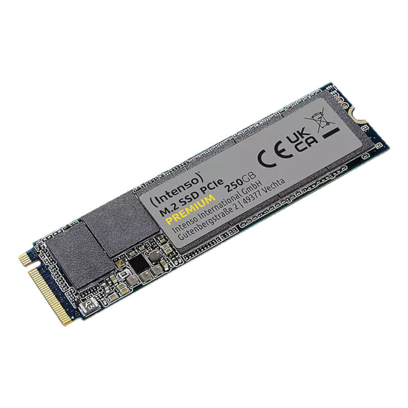 Intenso Premium SSD 250GB M.2 2280 PCIe 3.0 x4 NVMe 1.3 - internes Solid-State-Module von Intenso