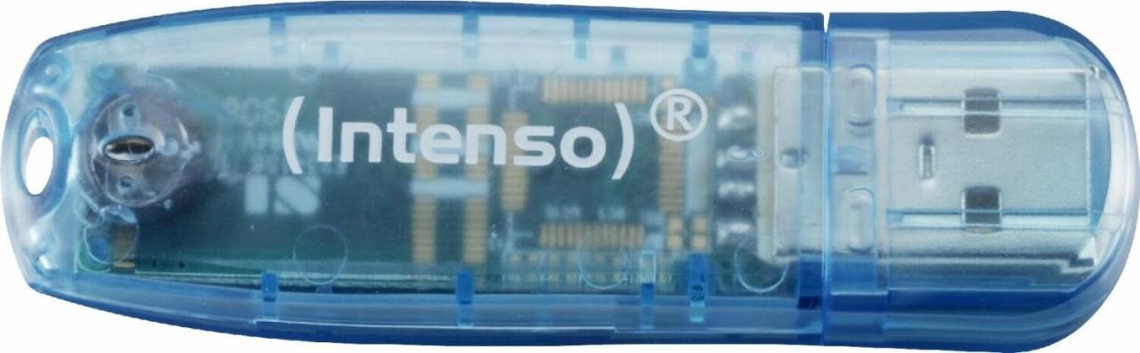 Intenso Rainbow Line 4 GB - Blau von Intenso