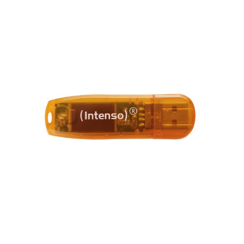 Intenso Rainbow Line 64 GB USB-Stick USB 2.0 Orange von Intenso