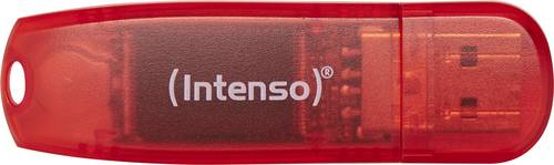 Intenso Rainbow Line USB-Stick 128GB Rot (transparent) 3502491 USB 2.0 von Intenso