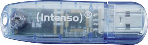 Intenso Rainbow Line USB-Stick 4GB Blau 3502450 USB 2.0 von Intenso