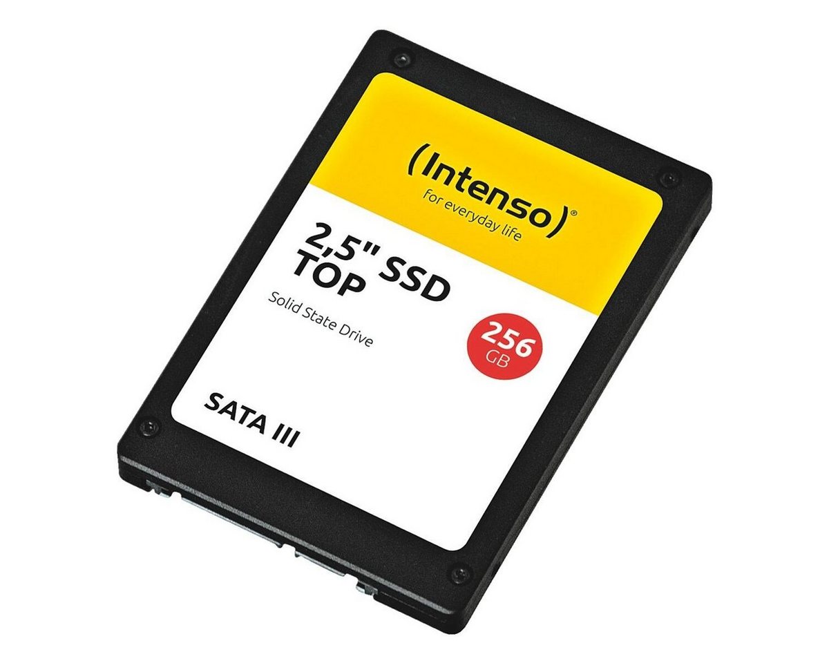 Intenso SATA III Top interne SSD (256) 2.5 400 MB/S Lesegeschwindigkeit, 520 MB/S Schreibgeschwindigkeit, Schnittstelle: SATA III" von Intenso