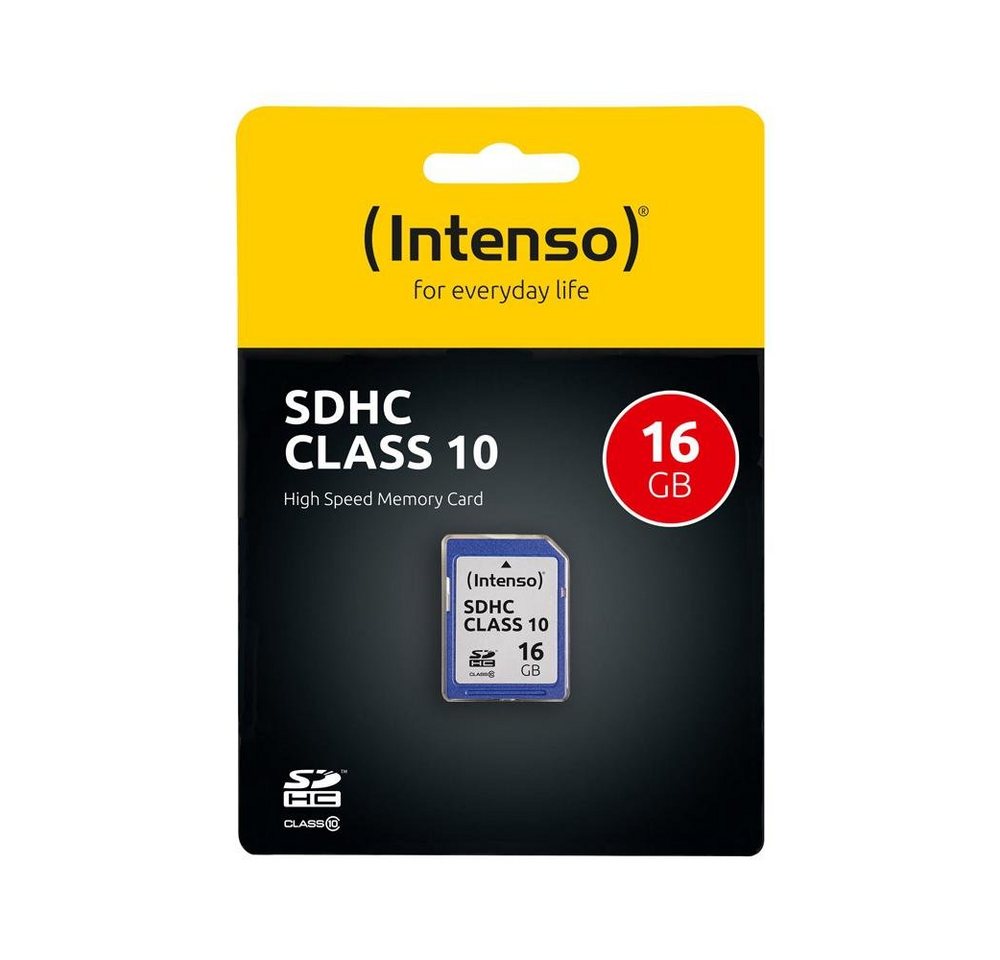 Intenso SD-Card 16GB SDHC Speicherkarte von Intenso