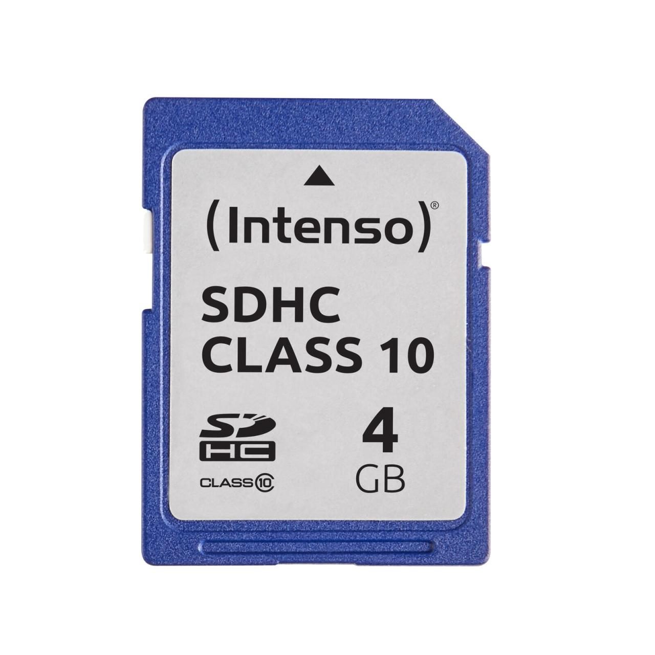 Intenso SD-Speicherkarte Class 10 - 4 GB Intenso SD-Speicherkarte Class 10 - 4 GB von Intenso