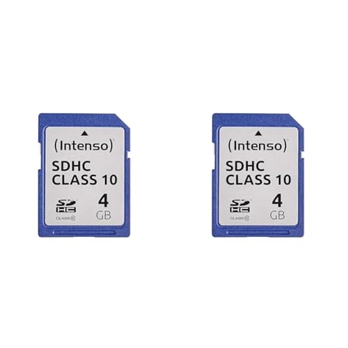 Intenso SDHC 4GB Class 10 Speicherkarte (Packung mit 2) von Intenso