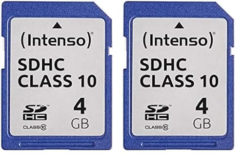 Intenso SDHC 4GB Class 10 Speicherkarte (Packung mit 2) von Intenso