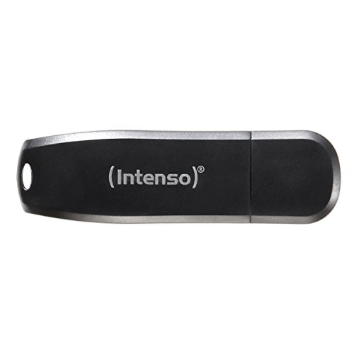 Intenso Speed Line, 128GB Speicherstick, USB-Stick 3.2 Gen 1x1, schwarz, 1er Pack von Intenso