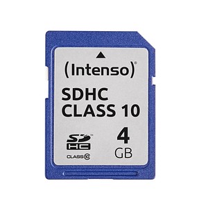 Intenso Speicherkarte SDHC-Card Class 10 4 GB Intenso Speicherkarte SDHC-Card Class 10 4 GB von Intenso