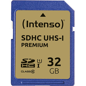 Intenso Speicherkarte SDHC-Karte Premium 32 GB von Intenso