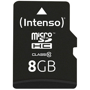 Intenso Speicherkarte microSDHC-Card Class 10 8 GB Intenso Speicherkarte microSDHC-Card Class 10 8 GB von Intenso