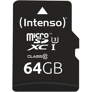 Intenso Speicherkarte microSDXC Professional 64 GB von Intenso