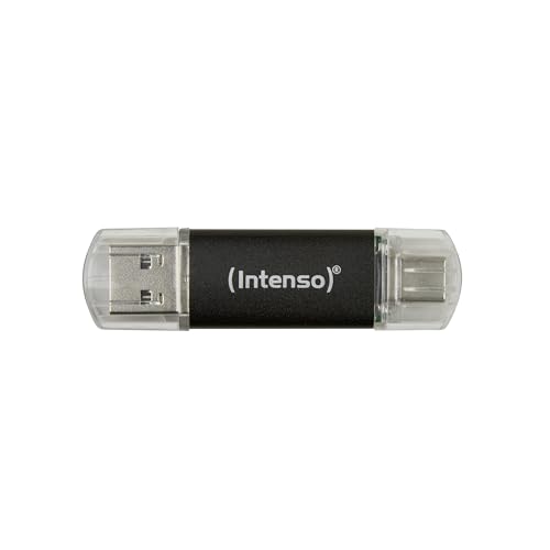 Intenso Twist Line 128 GB, Dual USB-Stick 3.2 Gen 1x1, USB-C und USB-A, 70MB/s, Anthrazit Intenso Twist Line 128 GB, Dual USB-Stick 3.2 Gen 1x1, USB-C und USB-A, 70MB/s, Anthrazit von Intenso
