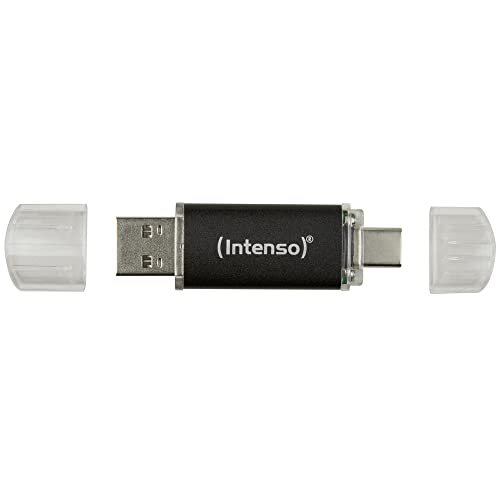 Intenso Twist Line 128 GB, Dual USB-Stick 3.2 Gen 1x1, USB-C und USB-A, 70MB/s, Anthrazit Intenso Twist Line 128 GB, Dual USB-Stick 3.2 Gen 1x1, USB-C und USB-A, 70MB/s, Anthrazit von Intenso