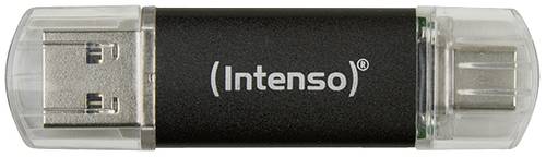 Intenso Twist Line USB-Stick 128GB Anthrazit 3539491 USB-A, USB-C®, USB 3.1 Gen 1 von Intenso
