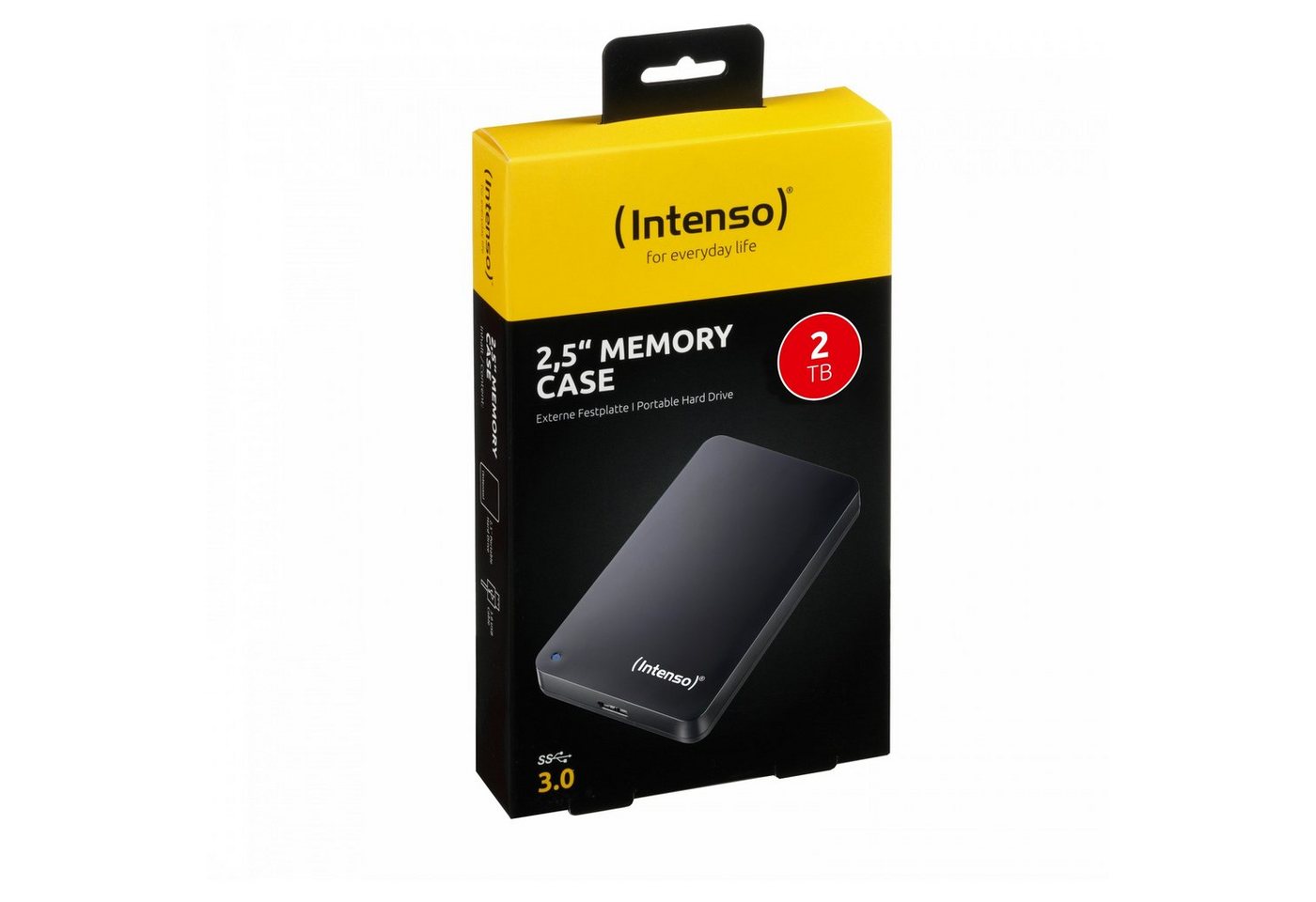 Intenso USB 2TB Intenso Memory Case USB 3.0 schwarz externe HDD-Festplatte von Intenso