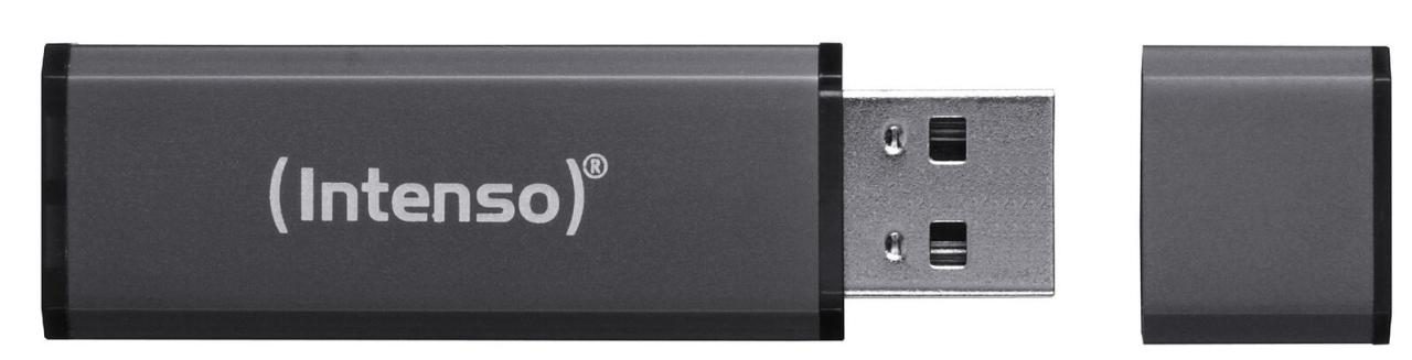 Intenso USB-St.AluLine 64GB sz USB-Stick von Intenso