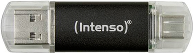 Intenso USB-Stick 3.2 Typ A (Gen. 1) Hybrid + USB-Stick 3.2 Typ C (Gen. 1), 256 GB Speicherkapazität (3539492) von Intenso