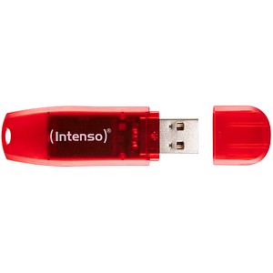 Intenso USB-Stick Rainbow Line rot 128 GB von Intenso
